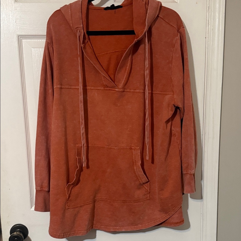 Jane and Delancey terracotta Hoodie